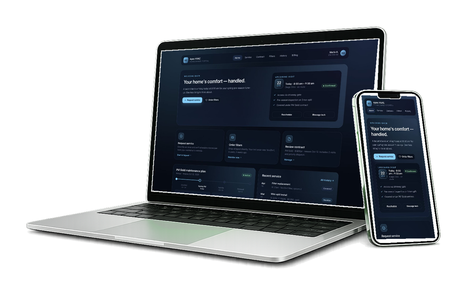 Homeowner Portal preview